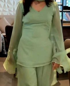 bell sleeve trendy short kurti non padded
