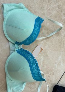 Mint Green Padded Bra