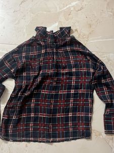 Chic Plaid Layered Top