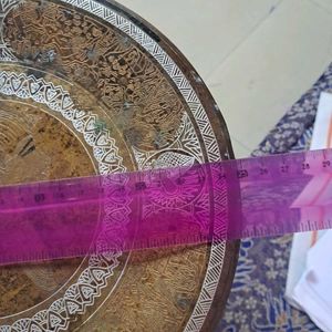 brass or copper decorative plate