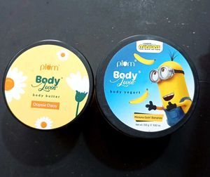 plum body butter and yogurt combo