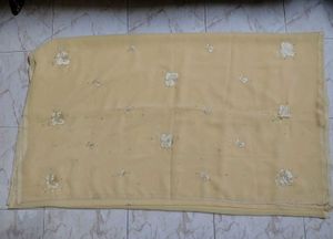 Elegant Yellow Embroidered Saree