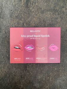 Bellavita Kiss-Proof Liquid Lipstick Set