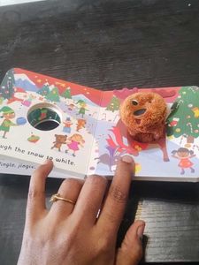 Jingle, Jingle, Reindeer Board puppet Book