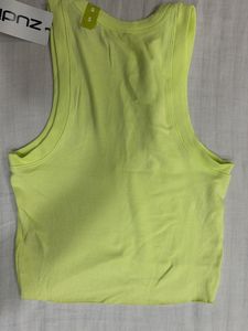 Set of 2 tank tops (Lime Green &amp; chocolate brown)