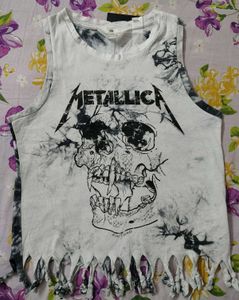 Metallica Graphic Print Tank Top