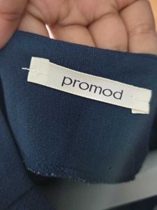 Promod Stylish Blue Sheath Dress