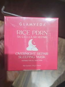 Glamveda Rice PDRN overnight repair sleeping mask