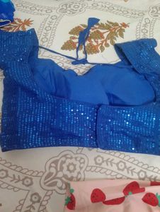 Jaipuri Beautiful Royal Blue Saree