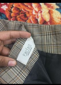 Plaid A-Line Mini Skirt