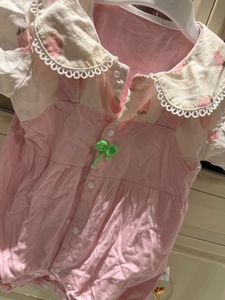 Romper with cap &amp; wig