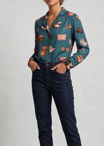 Stylish Printed Collared Shirt
