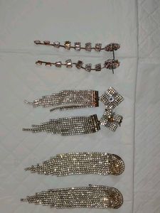 Sparkly Earring Set combo of 3