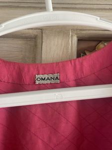 Rani pink churidar kurta &amp; dupatta , M
