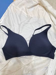 Comfortable Navy Blue Bra