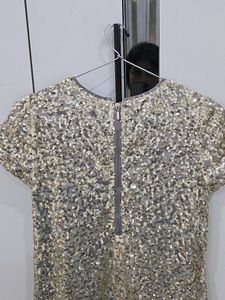 Sparkly Gold Sequin Dress