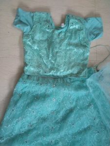 Beautiful Teal Lehenga Choli