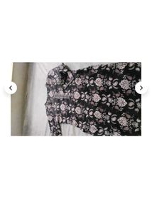 Black Printed Kurta