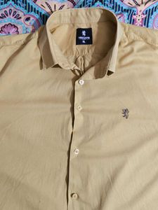 Men's Yellow Casual Shirt