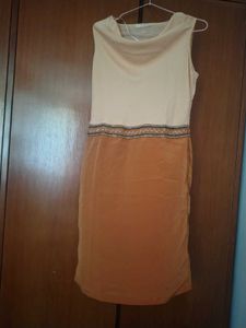 Stylish dress with Embellished Waistband