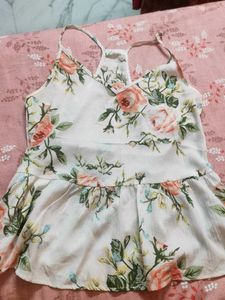 Floral Print Summer Top