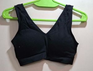 Black Crop Bralette