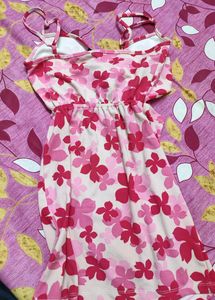 Pink Floral Dress