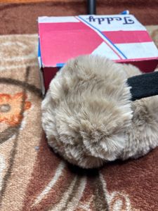 Sale2025 Winter Faux Fur Bunny Earmuffs,Adjust Fu