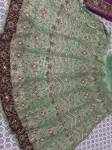 Semi Stitched Bridal Lehnga Choli