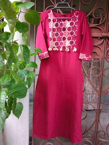 Branded Beautiful Kurta With Flared Bottom wear❤️❤