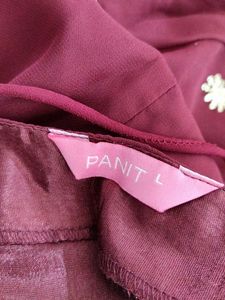 Maroon Sharara Set (Women's)