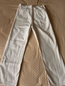 Urbanic High Rise Straight Fit White Jeans