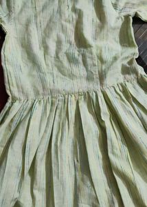 Light Yellow Striped Kurta