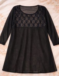 Elegant Black Short kurti