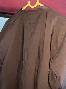 Elegant Brown Ethnic Gown
