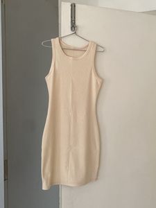 Sleeveless Nude Dress