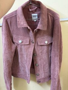 Pink Corduroy Jacket