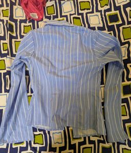 Blue Striped Co-ord Set