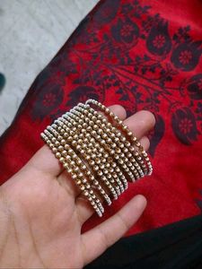 COMBO of Sparkling CZ Bangles Sets with