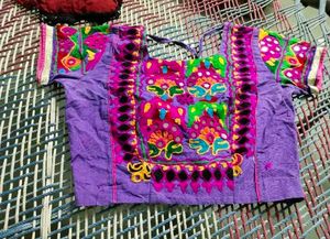 Stunning Yellow &amp; Purple Lehenga Set