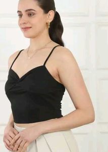 Shein Adjustable Spaghetti Strap Twist-Front Cami