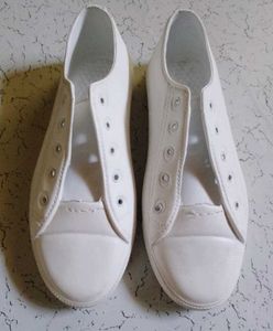 Classic White Canvas Sneakers