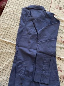 Van Heusen Blue Button-Up Shirt