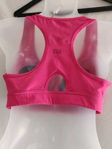 Vibrant Pink Athletic Sports Bra
