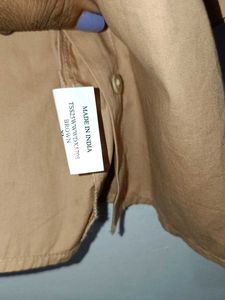 Tan Oversized Shirt