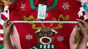Festive Reindeer Christmas Sweater