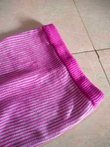 Striped Pink fish cut skirt 🌸💒🍠🌺🎗️