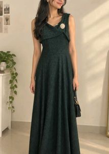 Midnight draped maxi dress 🖤