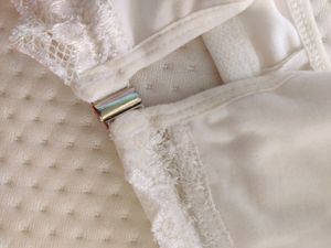 White Front Hook Bra
