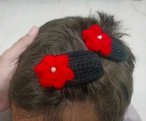 Crochet Hair clip